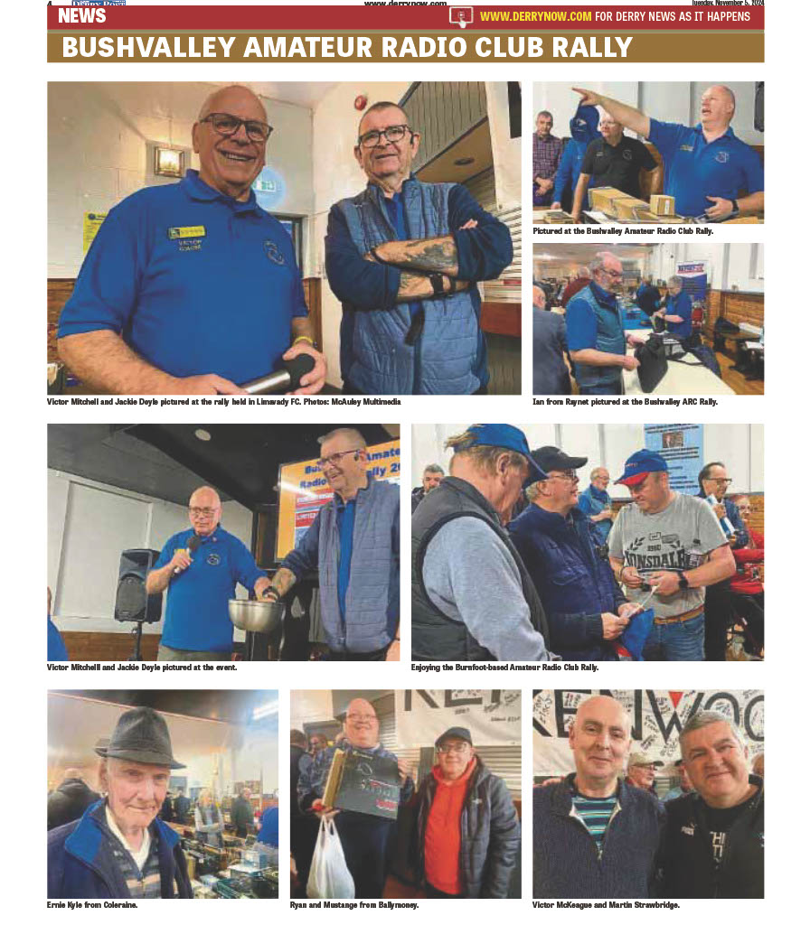 County Derry Post coverage of Bushvalley ARC Annual Radio Rally 2024