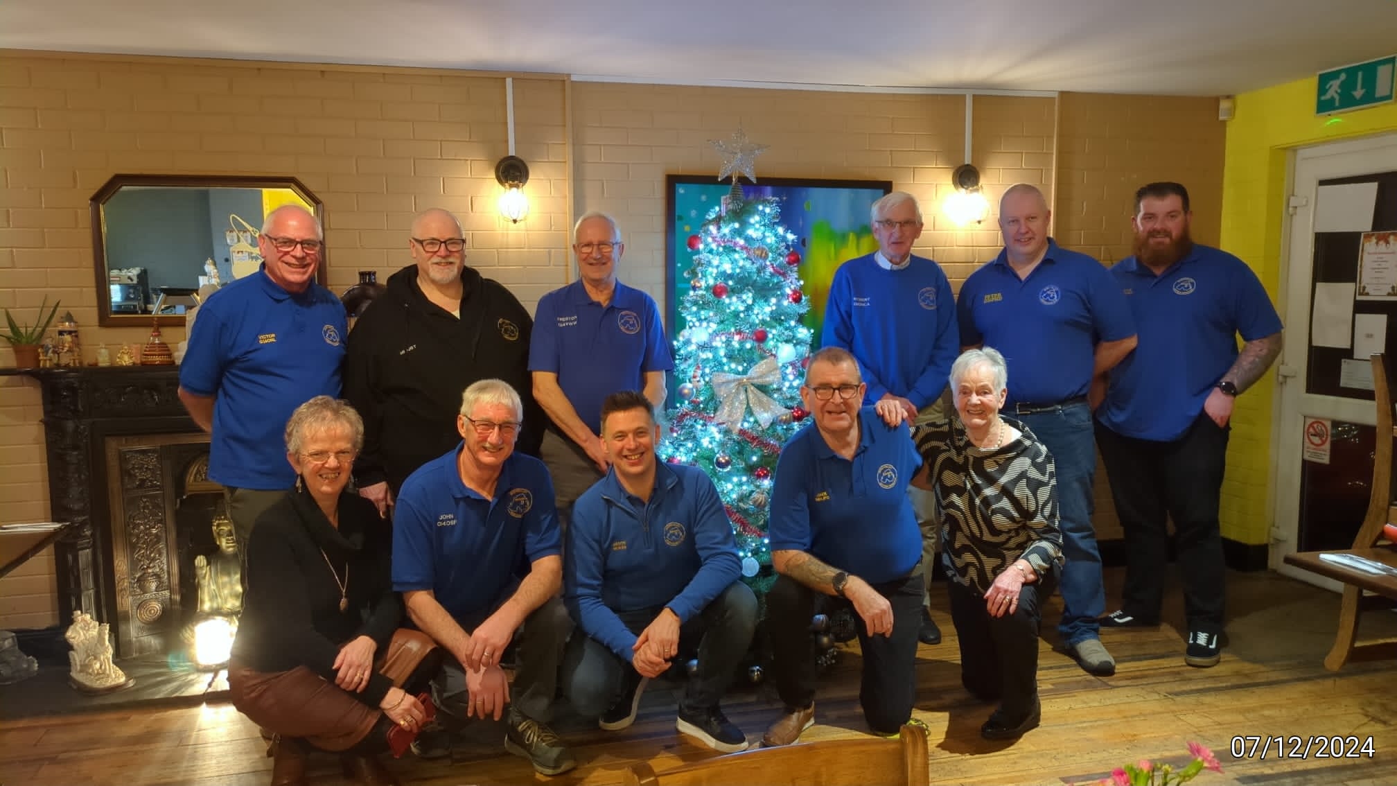 Bushvalley ARC members and guests at the Christmas Dinner 2024