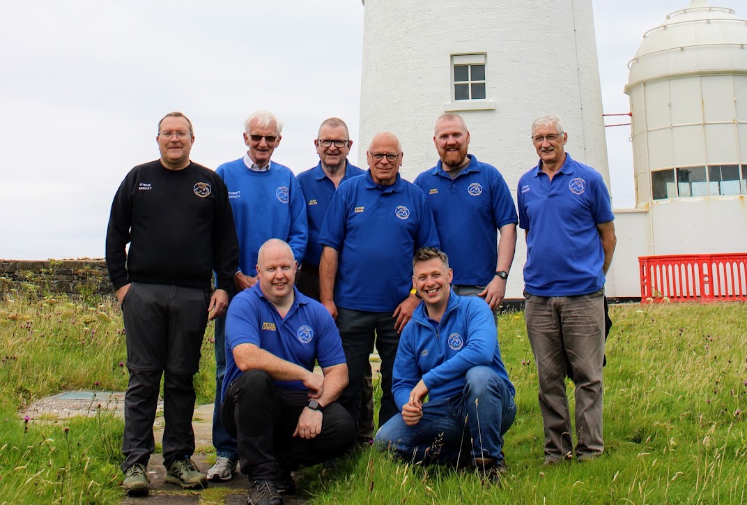 Bushvalley ARC ILLW 2024 team at Rathlin East Lighthouse