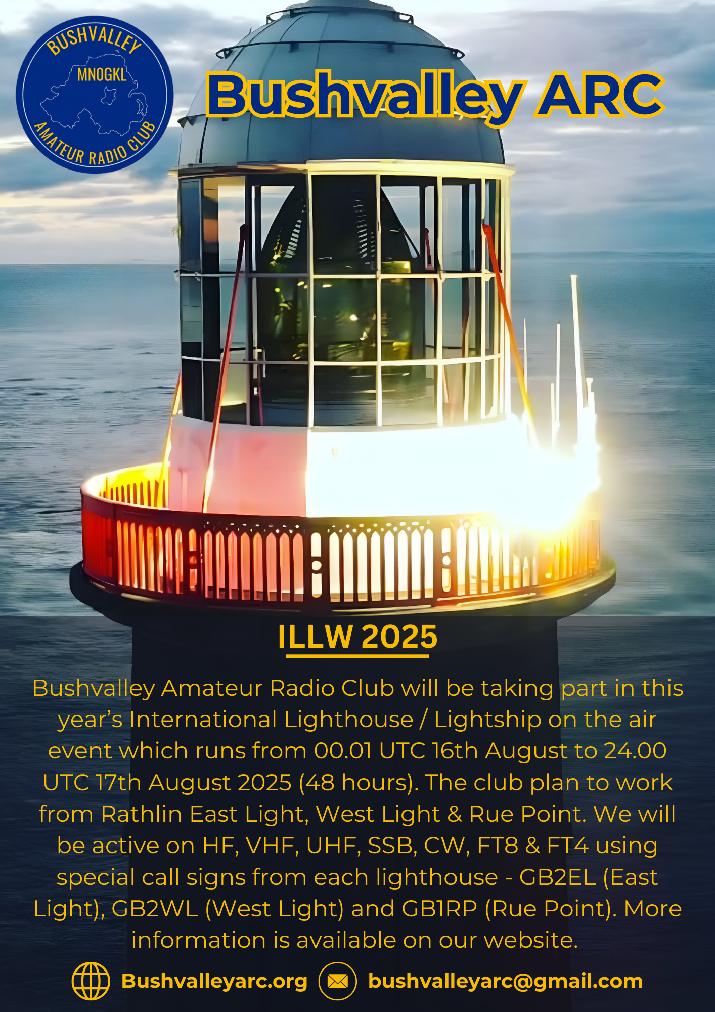 Bushvalley ARC ILLW event poster
